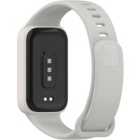 eses Szilikon szíj lünettával Xiaomi Smart Band 9 Active-höz - Szürke