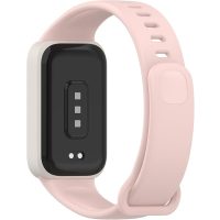 eses Szilikon szíj lünettával Xiaomi Smart Band 9 Active-höz - Rózsaszín