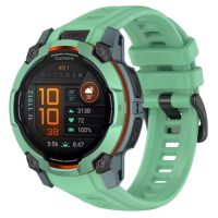 eses szilikon szíj Garmin instinct 3 okosórához - Zöld, 22 mm
