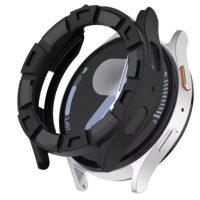 Szilikon keret Samsung Galaxy Watch 7 okosórához, 44 mm - Fekete