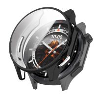 Szilikon tok Oppo Watch X2 és OnePlus Watch 3 készülékekhez - Fekete