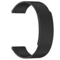 eses Szilikon mágneses pánt Amazfit Active 2 készülékhez - Fékete, 22 mm