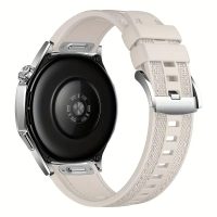 eses Szilikon steppelt szíj Huawei Watch GT5 41 mm és GT5 Pro 42 mm - Bézs