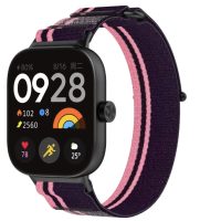 eses Szilikon szíj Xiaomi Redmi Watch 4 és 5, Smart Band 8 Pro és 9 Pro - Rózsaszín és lila