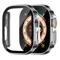Védőborítás Apple Watch Ultra készülékhez - Ezüst és fekete, 49 mm