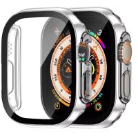 Védőborítás Apple Watch Ultra készülékhez - Ezüst és fehér, 49 mm