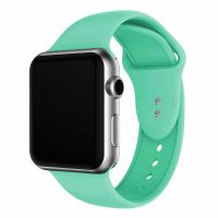 eses Szilikon szíj az Apple Watch-hoz - Zöld S, M, L - 42mm, 44mm, 45mm, 49mm