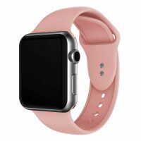 eses Szilikon szíj az Apple Watch-hoz - Rózsaszín S, M, L - 42mm, 44mm, 45mm, 49mm