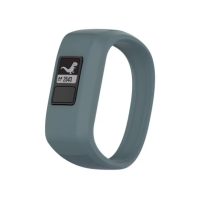 eses Szilikon szíj Garmin VivoFit Junior 1 és 2, Vívofit 3 készülékekhez - S méret, szürke-kék