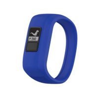 eses szilikon szíj Garmin VivoFit Junior 1-es és 2-es, Vívofit 3-hoz - L-es méret, kék