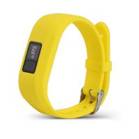 eses szilikon szíj Garmin VivoFit Junior 1-es és 2-es, Vívofit 3-hoz - S-es méret, fekete