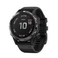 eses Silikon szíj Garmin Fénix 6X Pro - Fekete