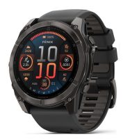 eses Silikon szíj Garmin Fénix 8 51mm - Fekete