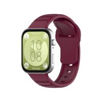 eses Silikon mintás óraszíj Huawei Watch Fit 3, 4 és 4 Pro - Lila