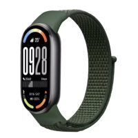 eses nylon heveder Xiaomi Smart Band 8, 9 és 10 számára - Zöld