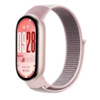 eses nylon heveder Xiaomi Smart Band 8, 9 és 10 számára - Rózsaszín