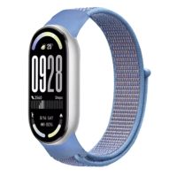 eses nylon heveder Xiaomi Smart Band 8, 9 és 10 számára - Kék-narancssárga
