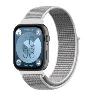 eses nylon heveder Huawei Watch Fit 3, 4 és 4 Pro számára - Fehér-szürke