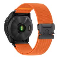 eses nylon elasztikus heveder Garmin számára - Narancssárga, QuickFit 22 mm