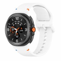eses Szilikon szíj Samsung Galaxy Watch 8 Galaxy Watch 9-hez - Fehér, S méret