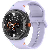 eses Szilikon szíj Samsung Galaxy Watch 4, 5, 6, 7 - Fekete, 20 mm
