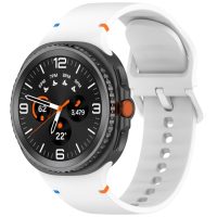 eses Szilikon szíj Samsung Galaxy Watch 4, 5, 6, 7 - Fekete, 20 mm