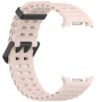 eses Silikonos szövedék Samsung Galaxy Watch 8-hoz - Rózsaszín