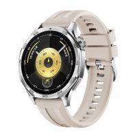 eses Szilikon óraszíj Huawei Watch GT 5 46mm és GT 6 46mm - Bézs