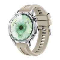 eses Szilikon szíj Huawei Watch GT 5 46mm és GT 6 46mm - Khaki