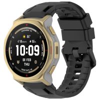 eses Szilikon szíj Xiaomi Amazfit T-Rex 3 Pro 48mm - Fekete
