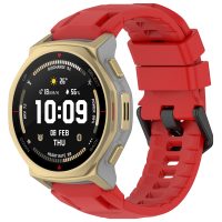 eses Szilikon szíj Xiaomi Amazfit T-Rex 3 Pro 48mm - Fekete
