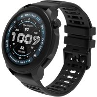 eses Szilikon perforált heveder - Fekete, 22 mm