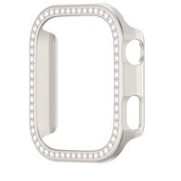 Védőkeret kövekkel Xiaomi Redmi Watch 6-hoz - Homokszínű arany