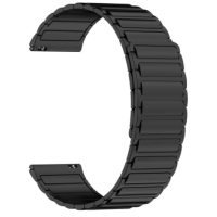 eses mágneses szilikon szíj - Fekete, 22 mm