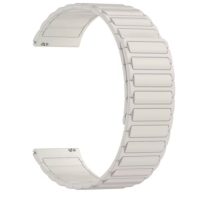 eses mágneses szilikon szíj - Fehér, 22 mm