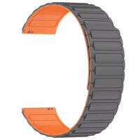 eses mágneses szilikon szíj - Szürke narancs, 22 mm