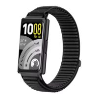 Nylon szíj Huawei Band 11 és Huawei Band 11 Pro - Fekete