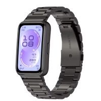 eses Fém szíj Huawei Band 11 és Huawei Band 11 Pro - Fekete