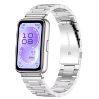 eses Fém szíj Huawei Band 11 és Huawei Band 11 Pro - Ezüst