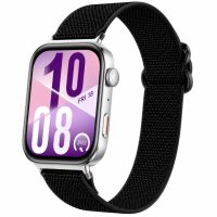eses Rugalmas szíj Huawei Watch Fit 3, 4, 4 Pro, 5 és 5 Pro - Fekete
