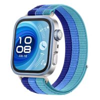 eses Nylon szíj Huawei Watch Fit 3, 4, 4 Pro, 5 és 5 Pro - Kék