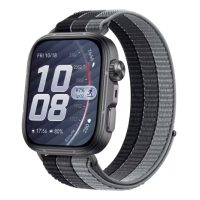 eses Nylon szíj Huawei Watch Fit 3, 4, 4 Pro, 5 és 5 Pro - Fekete