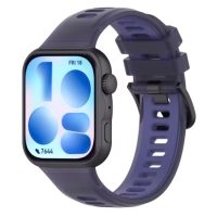 eses Szilikon sportóra szíj Huawei Watch Fit 3, 4, 4 Pro, 5 és 5 Pro - Sötétkék