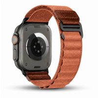 eses Alpok stílusú szíj Huawei Watch Fit 3, 4, 4 Pro, 5 és 5 Pro - Narancssárga