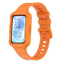 eses Szilikon keret Huawei Band 11 - Narancssárga