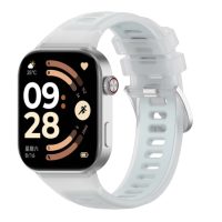 eses Szilikon szíj Xiaomi Redmi Watch 4, 5, 6 - Világoskék, átlátszó