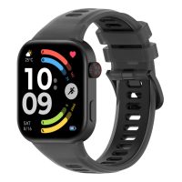 eses Szilikon óraszíj Xiaomi Redmi Watch 4, 5, 6 és Smart Band 8 Pro, 9 Pro és 10 Pro - Fekete