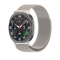 eses Milánói szíj a Samsung Galaxy Watch 8 és 9 - Homokszínű arany