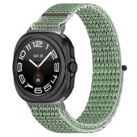 eses Nylon szíj Samsung Galaxy Watch Ultra 47 mm és Galaxy Watch Ultra2 47 mm - Zöld