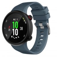 eses Szilikon szíj Garmin Forerunner 45, Forerunner 45S és SWIM 2 készülékekhez - Kék szürke